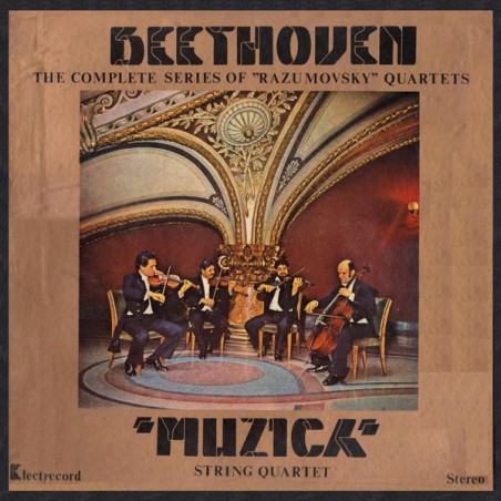 BEETHOVEN - Quatuor Muzica - Quatuor à cordes n°7 op.59-1 'Razoumovsky I..
